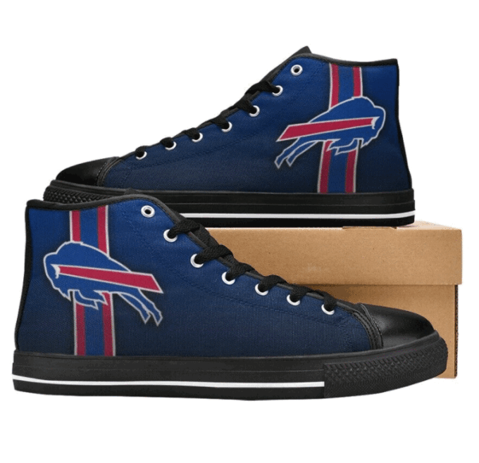 Buffalo Bills NFL Football Custom Canvas High Top Shoes