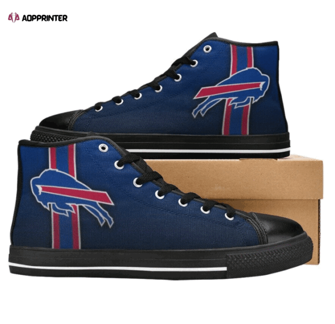 Buffalo Bills NFL Football Custom Canvas High Top Shoes
