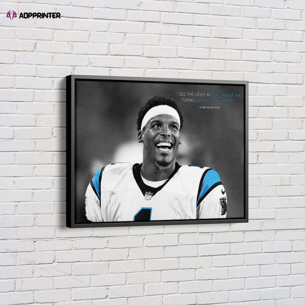 Cam Newton Quote Poster Carolina Panthers Canvas Unique Design Wall Art Print Hand Made Ready to Hang Custom Design Cam Newton Quote Poster Carolina Panthers Canvas Unique Design Wall Art Print Hand Made Ready to Hang Custom Design