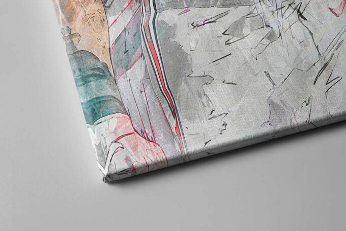Chase Young Poster Ohio State Buckeyes Football Painting Canvas Unique Design Wall Art Print Hand Made Ready to Hang Custom Design