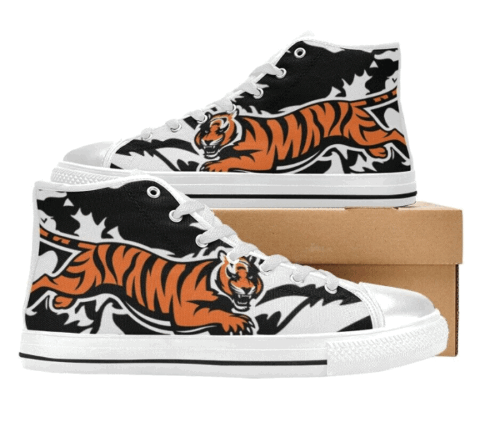 Cincinnati Bengals NFL Football Custom Canvas High Top Shoes HT1147
