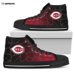 Cincinnati Reds MLB Baseball Custom Canvas High Top Shoes HT1112