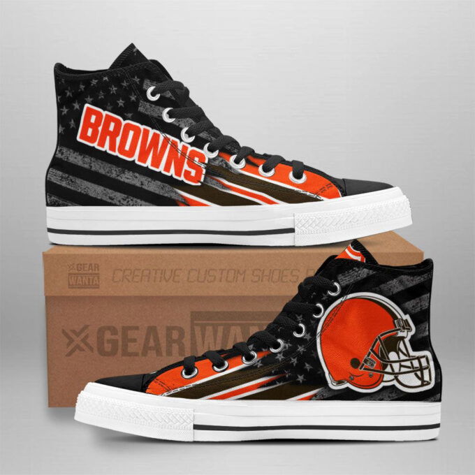 Cleveland Browns High Top Shoes Custom For Fans