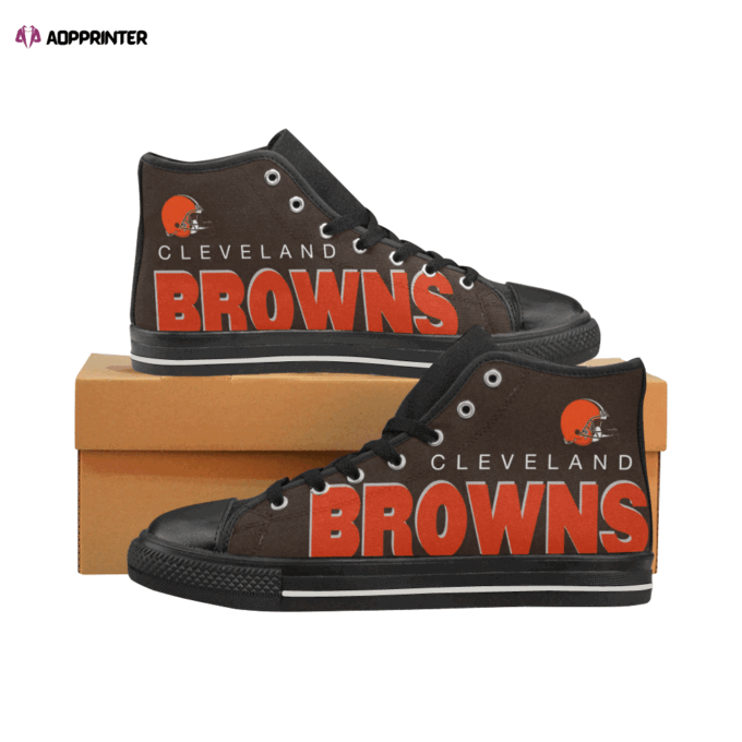Cleveland Browns NFL Football Custom Canvas High Top Shoes HT1163