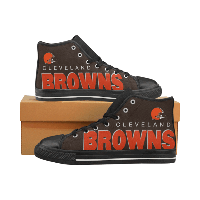 Cleveland Browns NFL Football Custom Canvas High Top Shoes HT1163