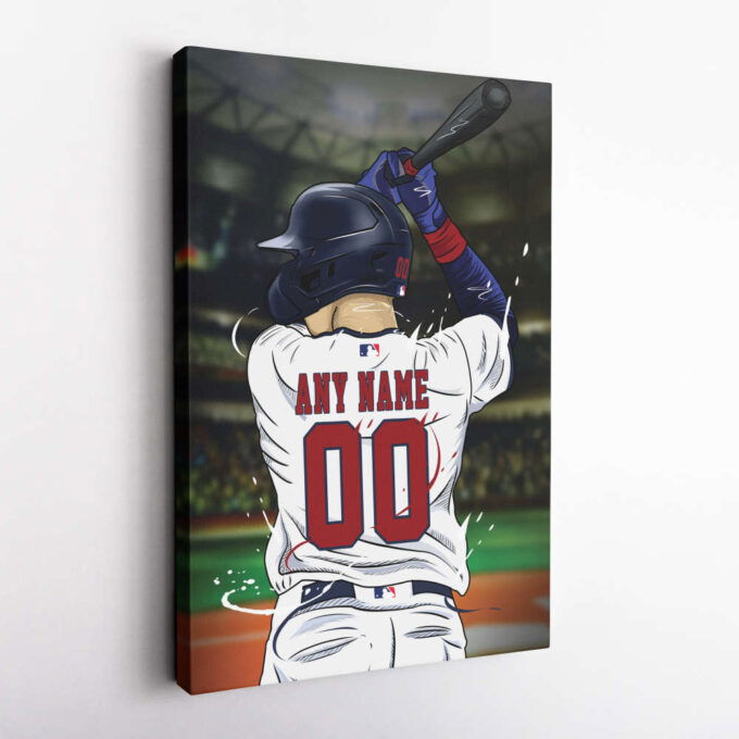 Cleveland Guardians Jersey MLB Personalized Jersey Custom Name and Number Canvas Wall Art  Print Home Decor Framed Poster Man Cave Gift