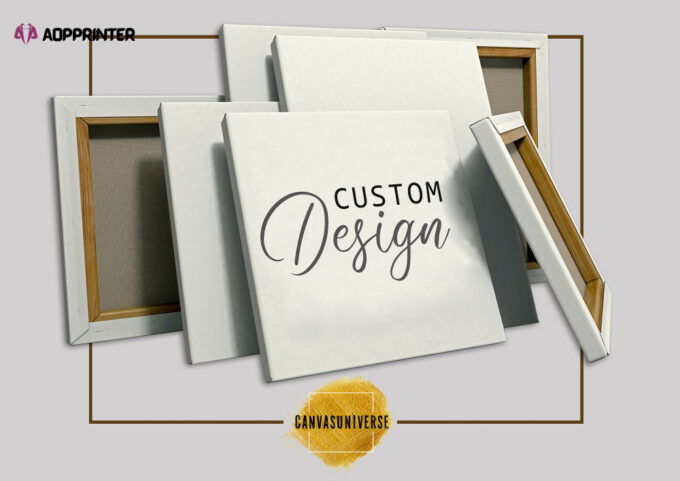 Custom Design Listing Canvas Unique Design Wall Art Print Hand Made Ready to Hang Custom Design