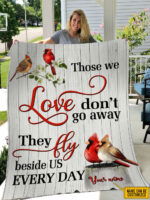 Customized Name Cardinal Blanket