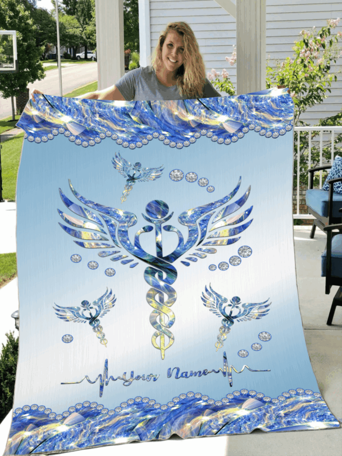 Customized Name Nursing Blanket VP