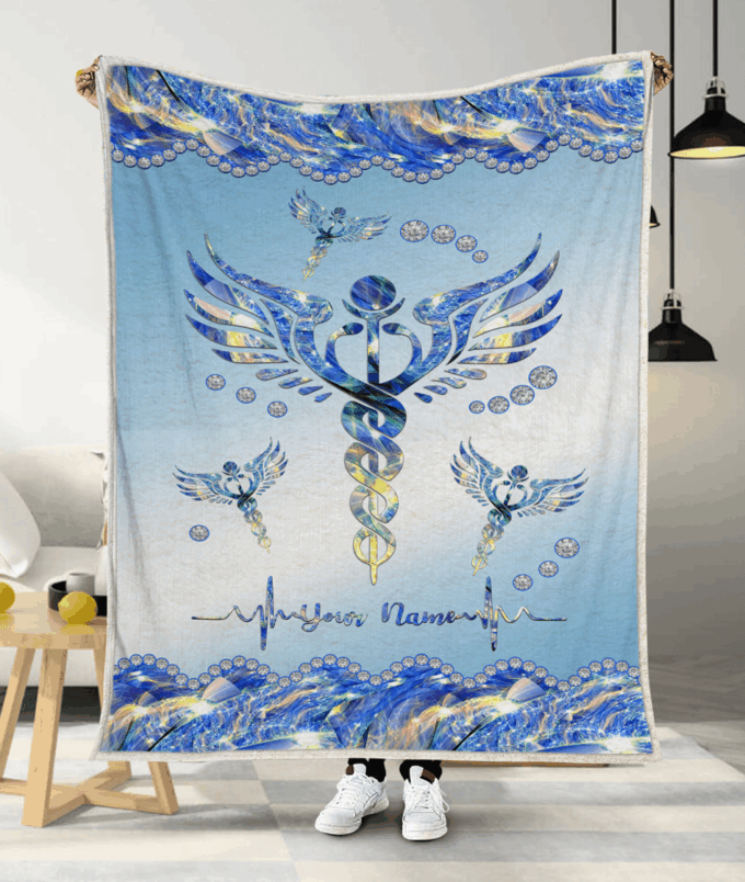 Customized Name Nursing Blanket VP