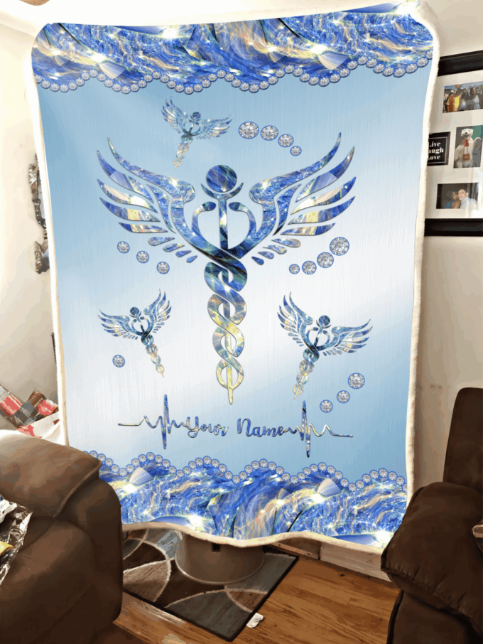 Customized Name Nursing Blanket VP