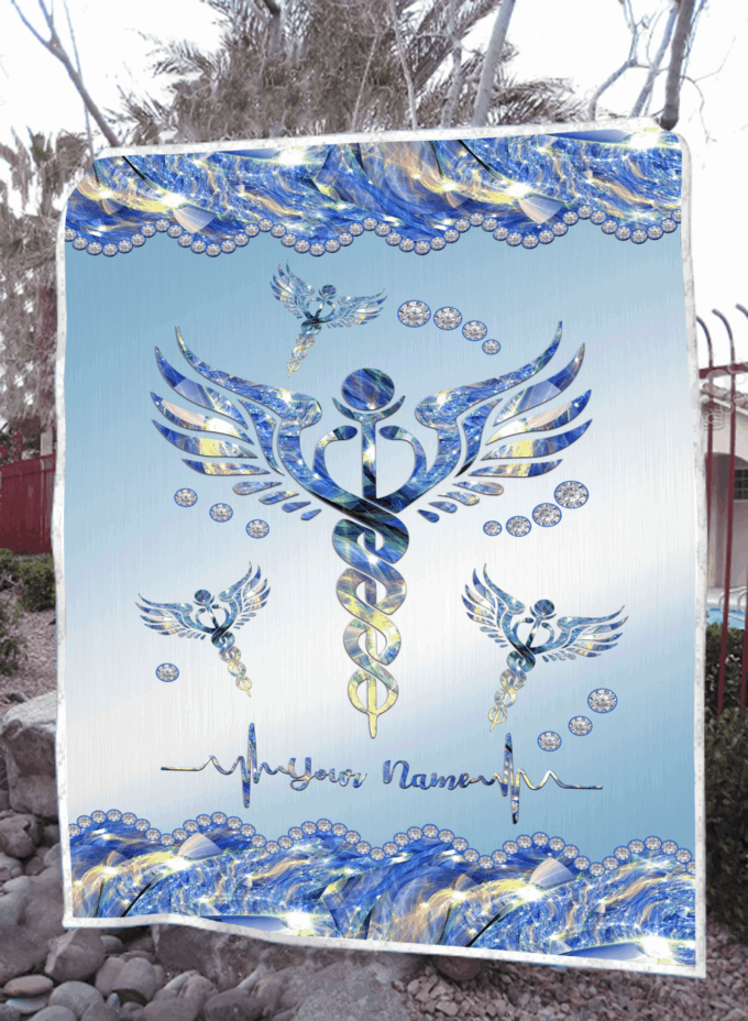 Customized Name Nursing Blanket VP