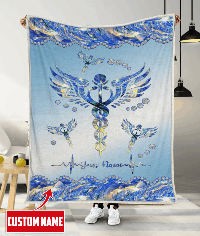 Customized Name Nursing Blanket VP