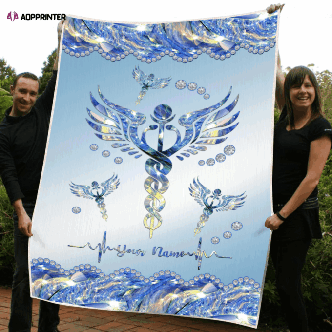Customized Name Nursing Blanket VP