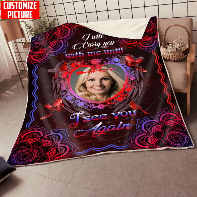 Customized Picture Cardinal Blanket SN