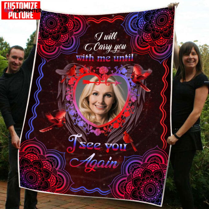 Customized Picture Cardinal Blanket SN