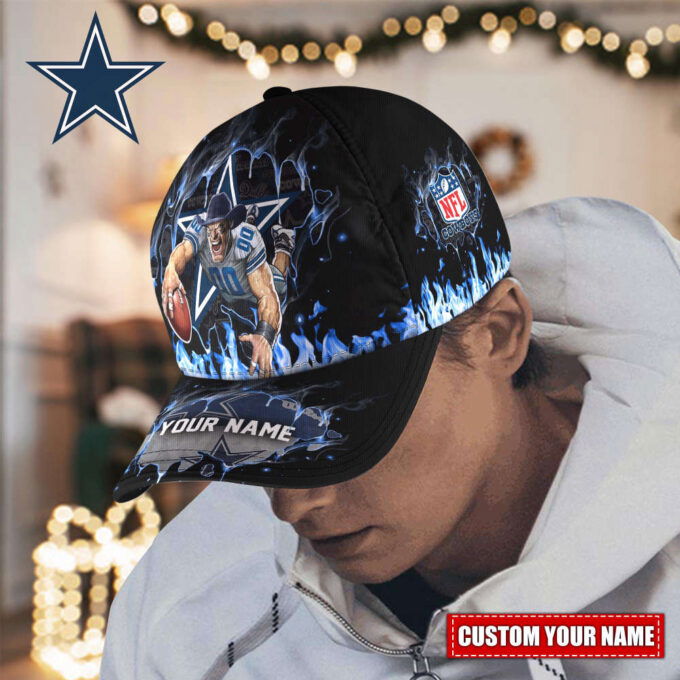 Dallas Cowboys Custom Name Classic, Baseball Caps