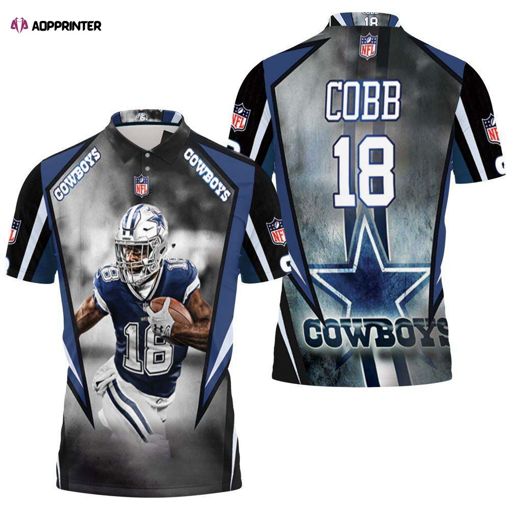 Dallas Cowboys Randall Cobb 18 3d Polo Shirt, Gift For Fan Dallas Cowboys Randall Cobb 18 3d Polo Shirt, Gift For Fan