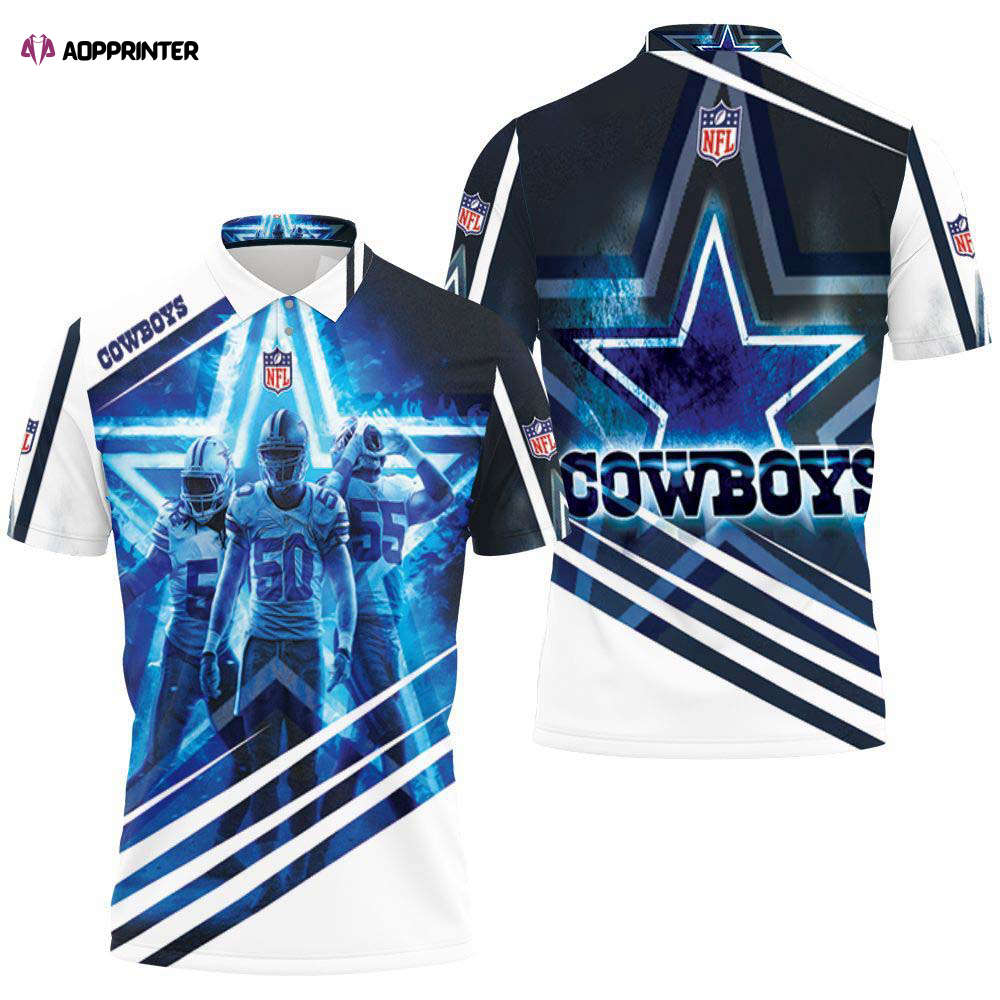 Dallas Cowboys Smith Lee Esch 3d Polo Shirt, gift For Fan Dallas Cowboys Smith Lee Esch 3d Polo Shirt, gift For Fan