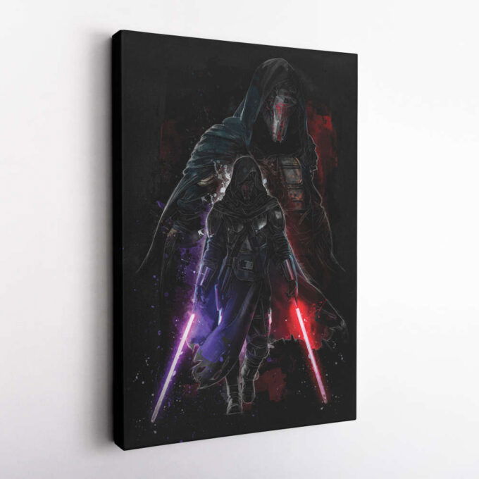 Darth Raven Poster Star Wars Art Canvas Wall Art Print Home Decor Framed Poster Gift for Kids