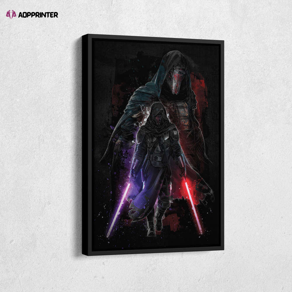 Darth Raven Poster Star Wars Art Canvas Wall Art Print Home Decor Framed Poster Gift for Kids Darth Raven Poster Star Wars Art Canvas Wall Art Print Home Decor Framed Poster Gift for Kids