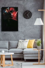 Darth vader Anakin Skywalker Poster Two Souls Starwars Canvas Unique Design Wall Art Print Hand Made Ready to Hang Custom Design