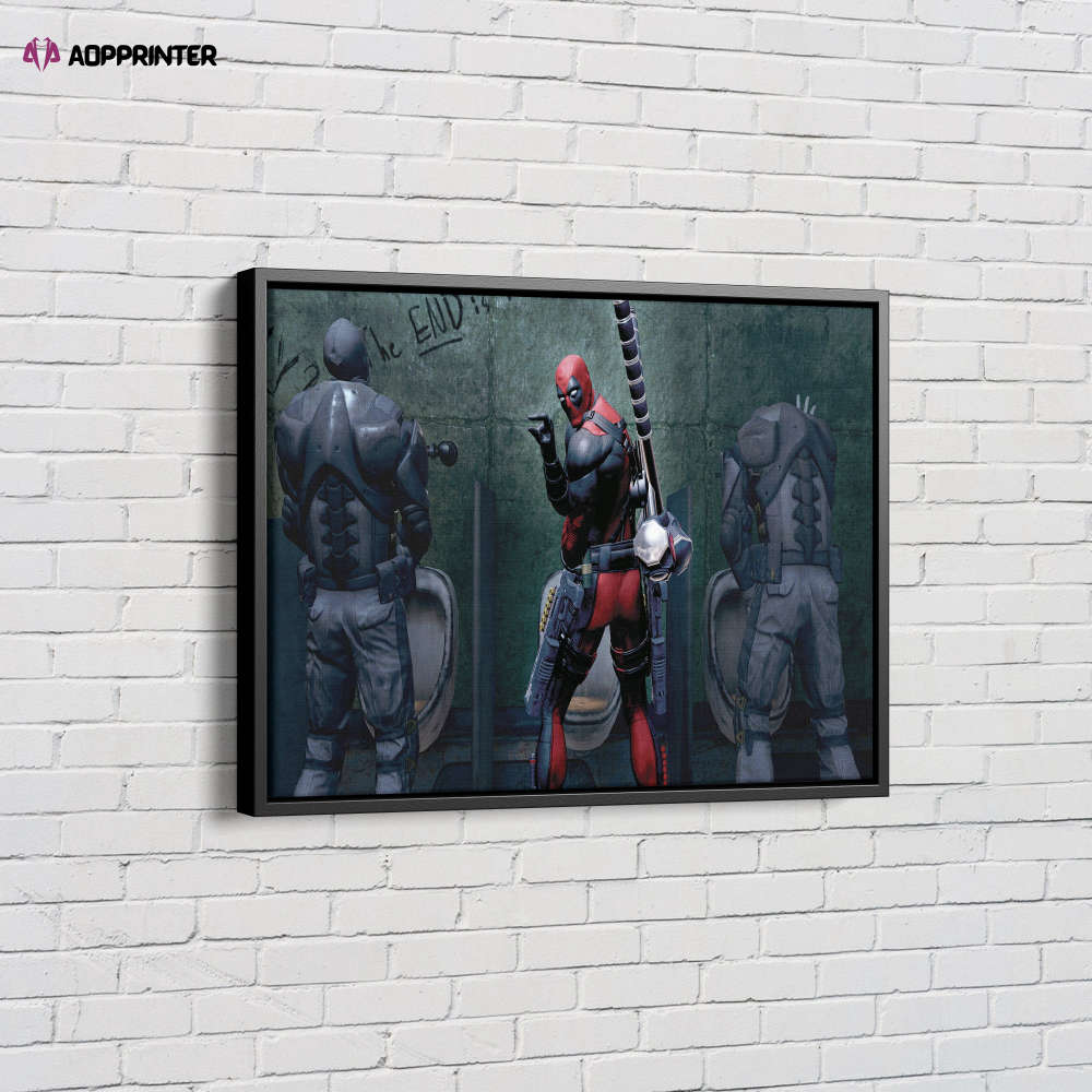 Deadpool Comparing Poster Marvel Comics Canvas Unique Design Wall Art Print Hand Made Ready to Hang Custom Design Deadpool Comparing Poster Marvel Comics Canvas Unique Design Wall Art Print Hand Made Ready to Hang Custom Design