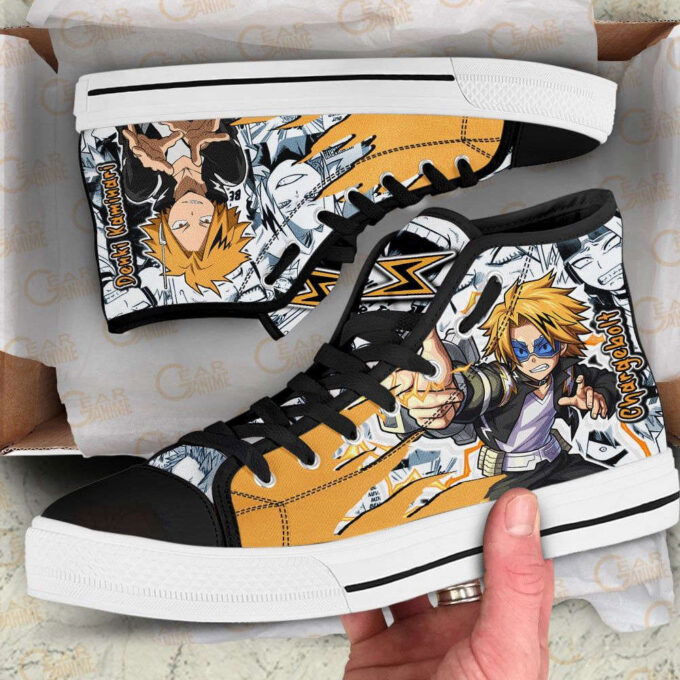 Denki Kaminari High Top Shoes Custom My Hero Academia Anime For Fans