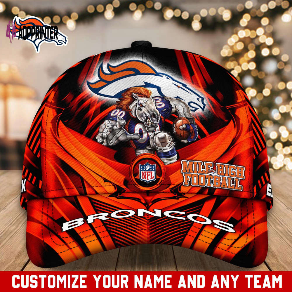 Denver Broncos NFL Classic CAP Hats For Fans Custom Denver Broncos NFL Classic CAP Hats For Fans Custom
