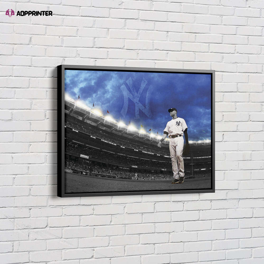 Derek Jeter Poster New York Yankees Crowd Canvas Unique Design Wall Art Print Hand Made Ready to Hang Custom Design Derek Jeter Poster New York Yankees Crowd Canvas Unique Design Wall Art Print Hand Made Ready to Hang Custom Design