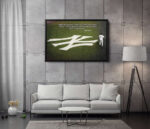 Derek Jeter Quote Poster Motivational New York Yankees Canvas Unique Design Wall Art Print Hand Made Ready to Hang Custom Design