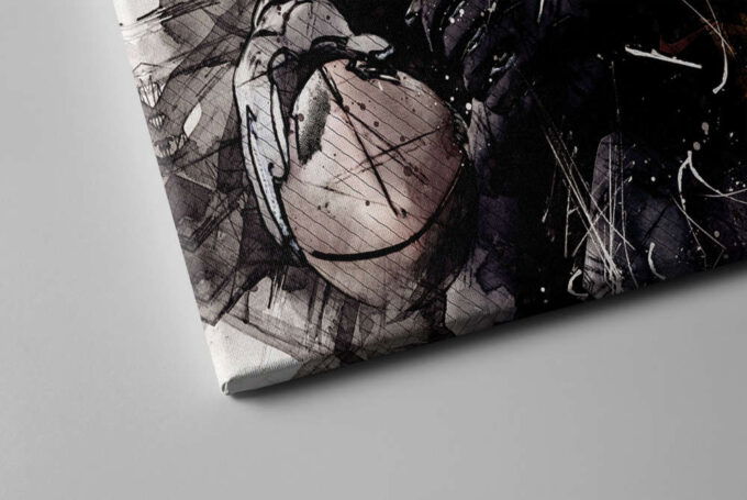 Derrick Henry Jr. American Football Running Back Canvas Unique Design Wall Art Print Hand Made Ready to Hang Custom Design