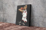 Derrick Rose Basketball Art Effect Chicago Bulls Dunk Canvas Unique Design Wall Art Print Hand Made Ready to Hang Custom Design Derrick Rose Basketball Art Effect Chicago Bulls Dunk Canvas Unique Design Wall Art Print Hand Made Ready to Hang Custom Design