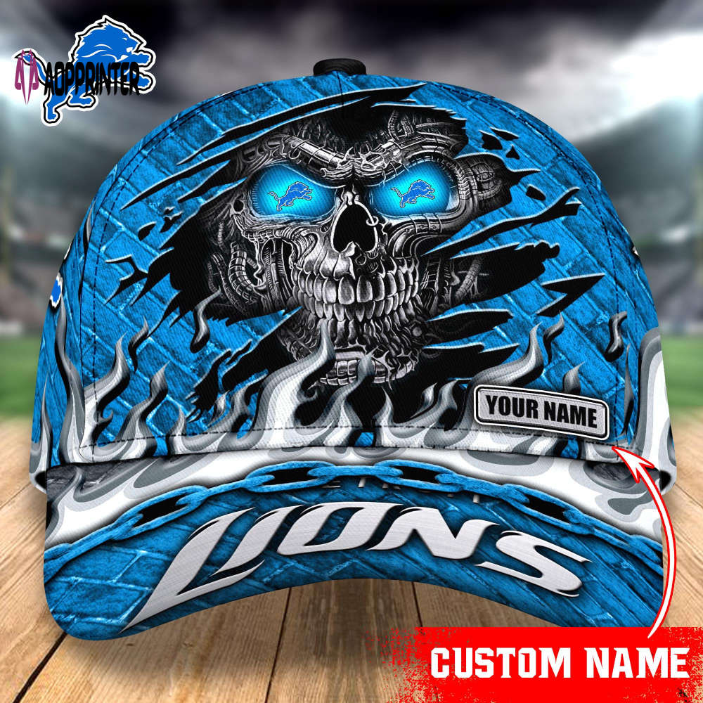 Detroit Lions NFL Classic CAP Hats For Fans Custom Detroit Lions NFL Classic CAP Hats For Fans Custom
