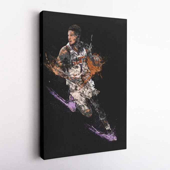 Devin Booker Art Phoenix Suns NBA Wall Art Home Decor Hand Made Poster Canvas Print