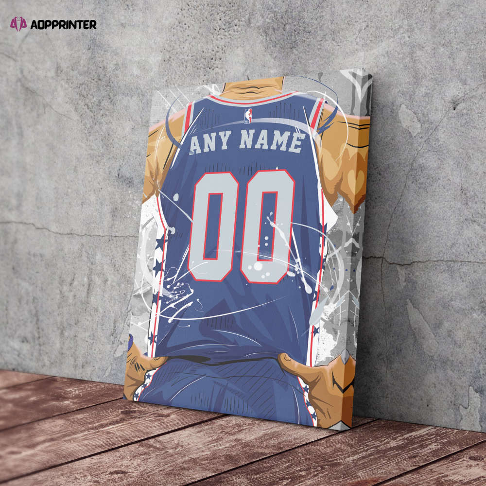 Digital File – Philadelphia 76ers Jersey NBA Personalized Jersey Custom Name and Number Digital File – Philadelphia 76ers Jersey NBA Personalized Jersey Custom Name and Number