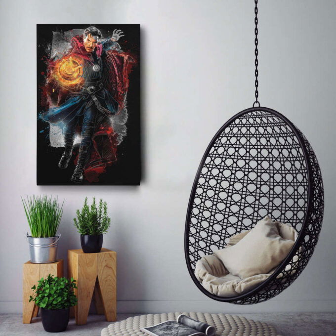 Doctor Strange Poster Marvel Comics Art Canvas Wall Art Print Home Decor Framed Poster Gift for Kids