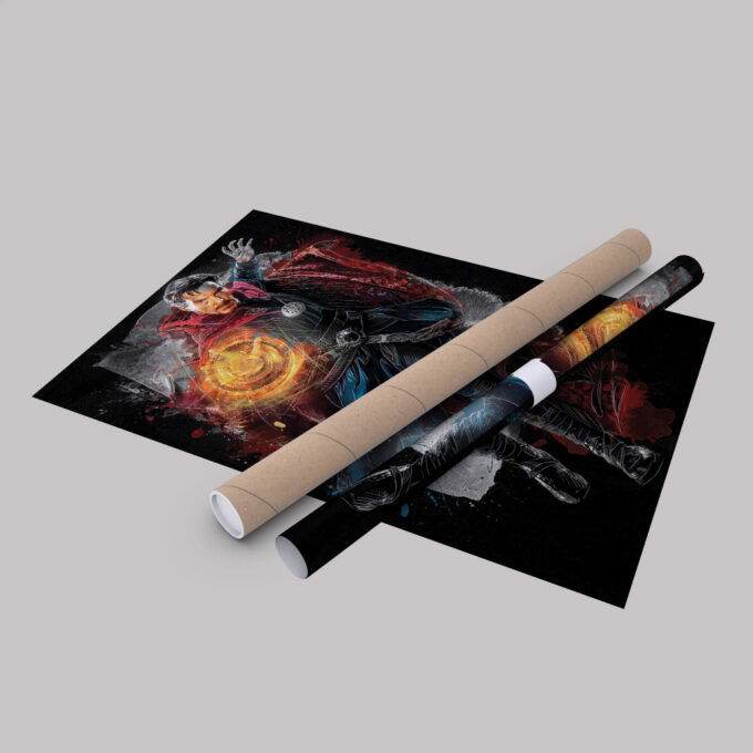 Doctor Strange Poster Marvel Comics Art Canvas Wall Art Print Home Decor Framed Poster Gift for Kids