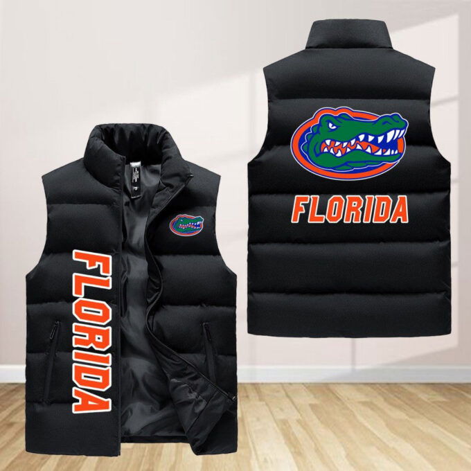 East Carolina Pirates Football Sleeveless Puffer Jacket Custom For Fans Gifts