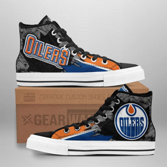 Edmonton Oilers High Top Shoes Custom For Fans