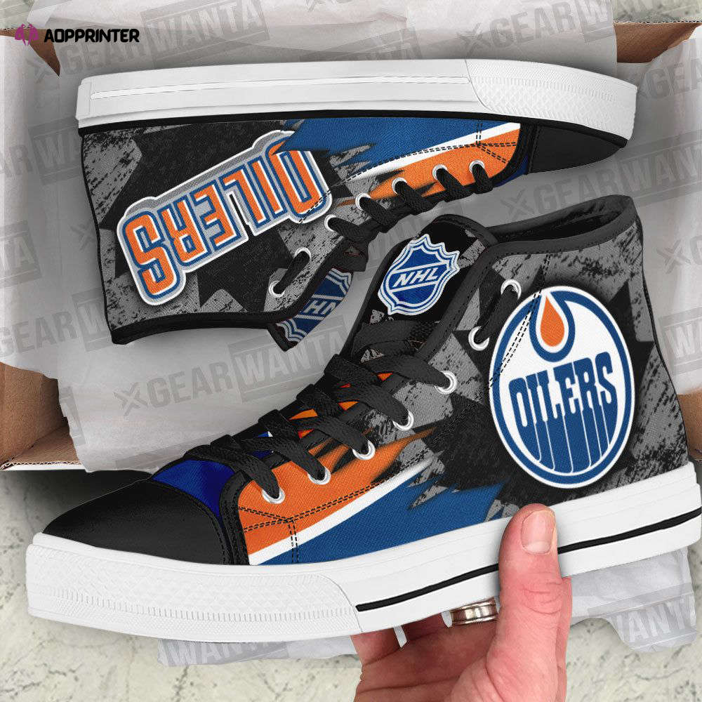 Edmonton Oilers High Top Shoes Custom For Fans Edmonton Oilers High Top Shoes Custom For Fans