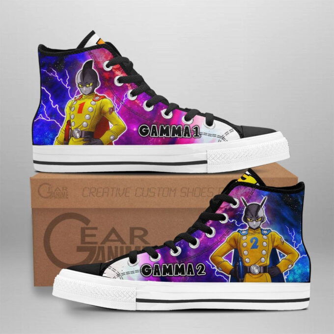 Gamma High Top Canvas Shoes Custom Dragon Ball Anime For Fans