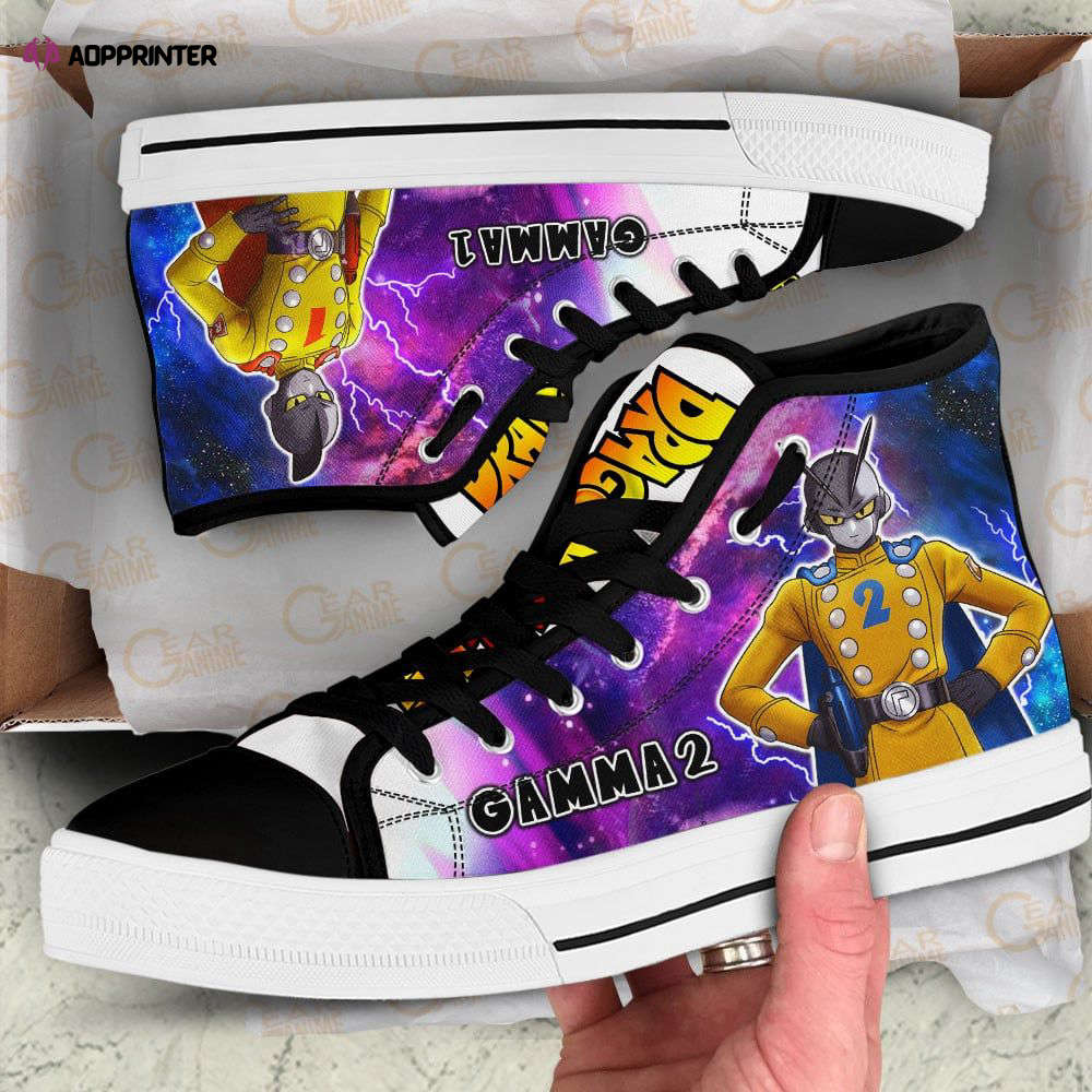 Gamma High Top Canvas Shoes Custom Dragon Ball Anime For Fans Gamma High Top Canvas Shoes Custom Dragon Ball Anime For Fans