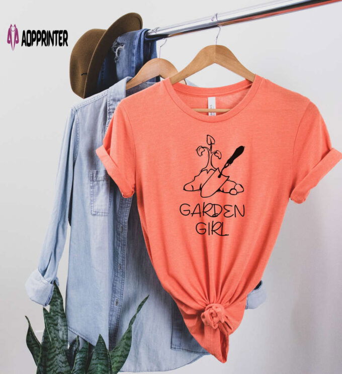 Garden Girl T shirt Plant Shirt Gardening Gift Plant Mom Gift Botanical Shirt Plant Gift Gardening Shirt Plant Lover Shirt