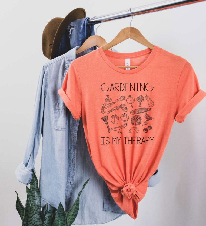 Gardening is My Therapy T Shirt Plant Shirt Gardening Gift Plant Mom Gift Botanical Shirt Plant Gift Gardening Shirt Plant Lady Shirt