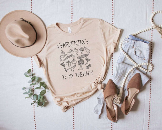 Gardening is My Therapy T Shirt Plant Shirt Gardening Gift Plant Mom Gift Botanical Shirt Plant Gift Gardening Shirt Plant Lady Shirt