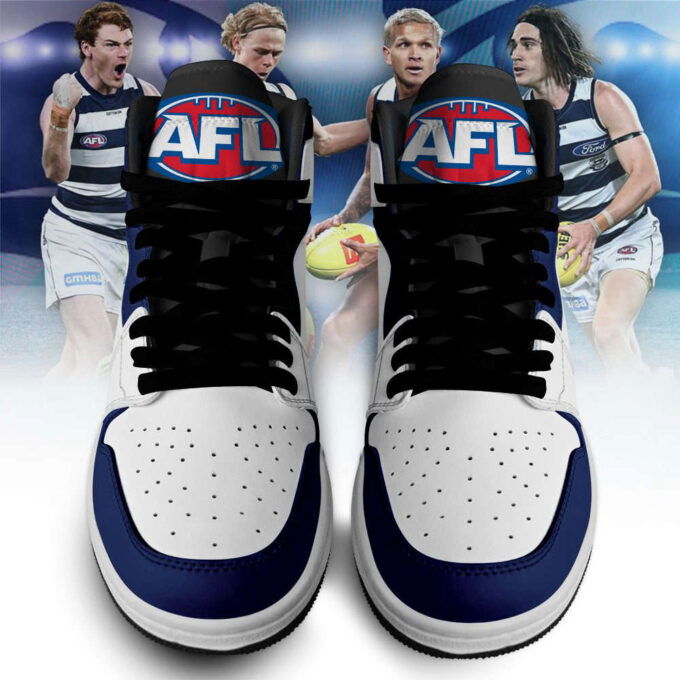 Geelong Cats AFL Personalized Air Jordan 1 Sneakers High Top For Fans