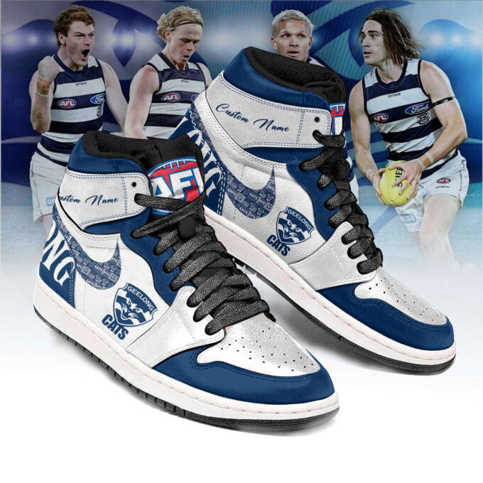 Geelong Cats AFL Personalized Air Jordan 1 Sneakers High Top For Fans