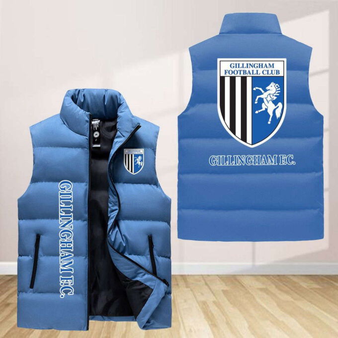 Gillingham Sleeveless Puffer Jacket Custom For Fans Gifts
