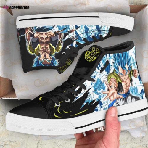 Cart 1 Gogeta High Top Canvas Shoes Custom Dragon Ball Anime For Fans